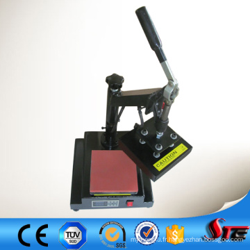 Manuelle Sublimation embossage Logo Machine pour cuir